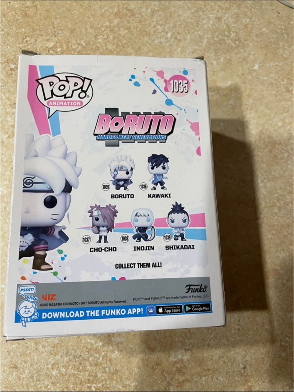 Funko Boruto Vinyl Figure - White, Pink, Blue Accents - Picture 3 of 3
